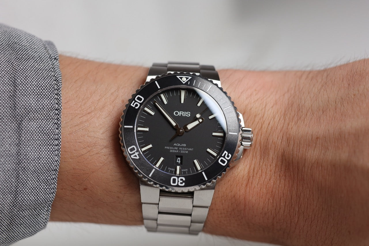 Montre Oris : Aquis Date Matte Black 01 733 7730 4124 07 8 24 05EB