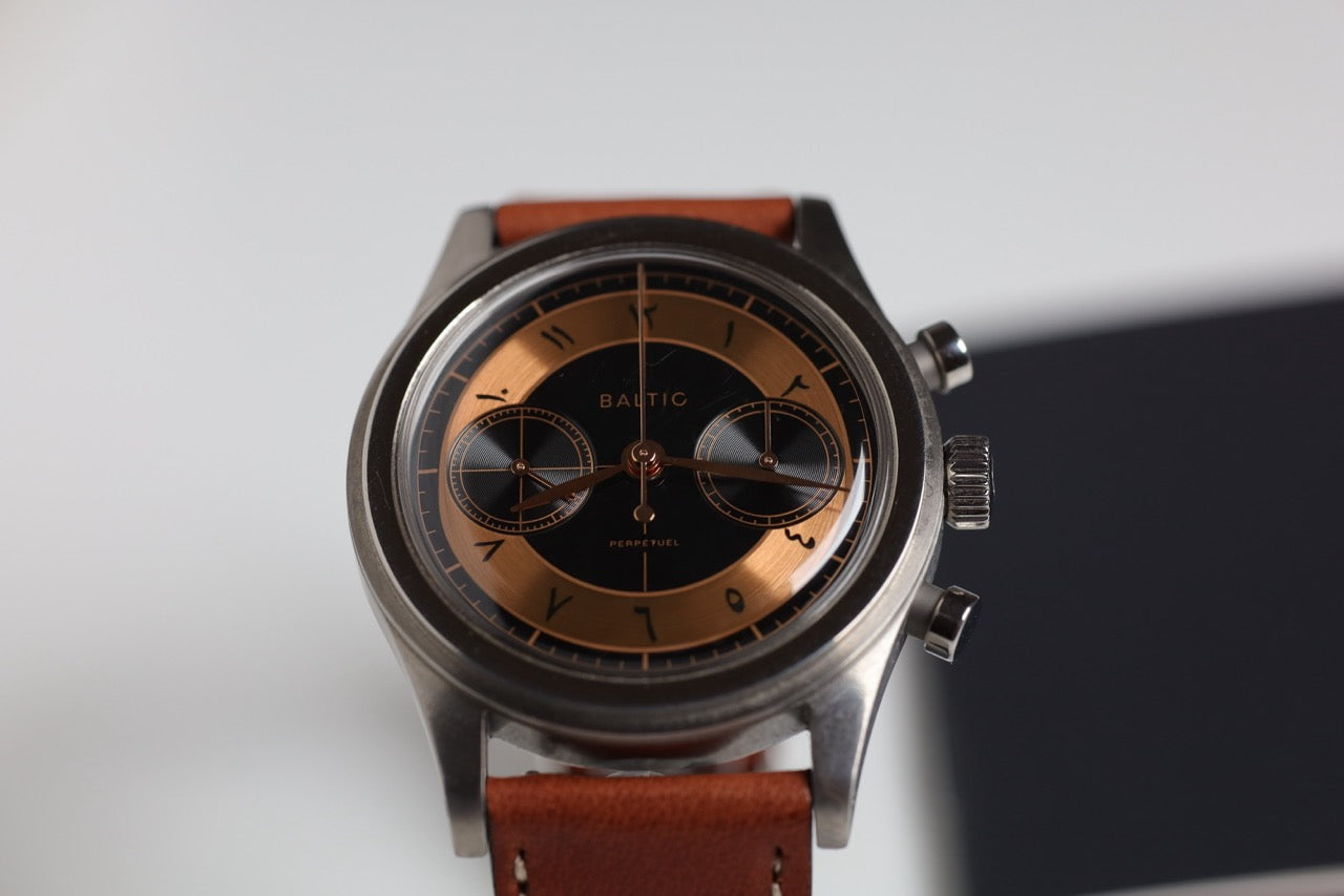 Reloj Baltic x Perpetuel: HMS Titane Bicompax Edición Limitada nº 17/71