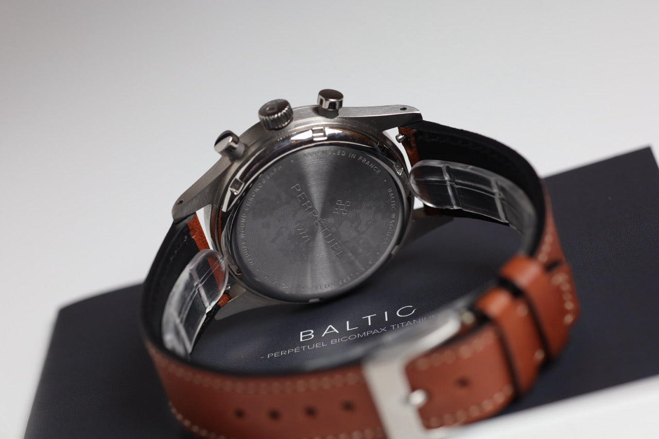 Reloj Baltic x Perpetuel: HMS Titane Bicompax Edición Limitada nº 17/71