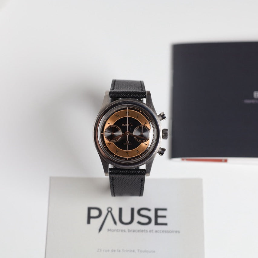 Reloj Baltic x Perpetuel: HMS Titane Bicompax Edición Limitada nº 17/71