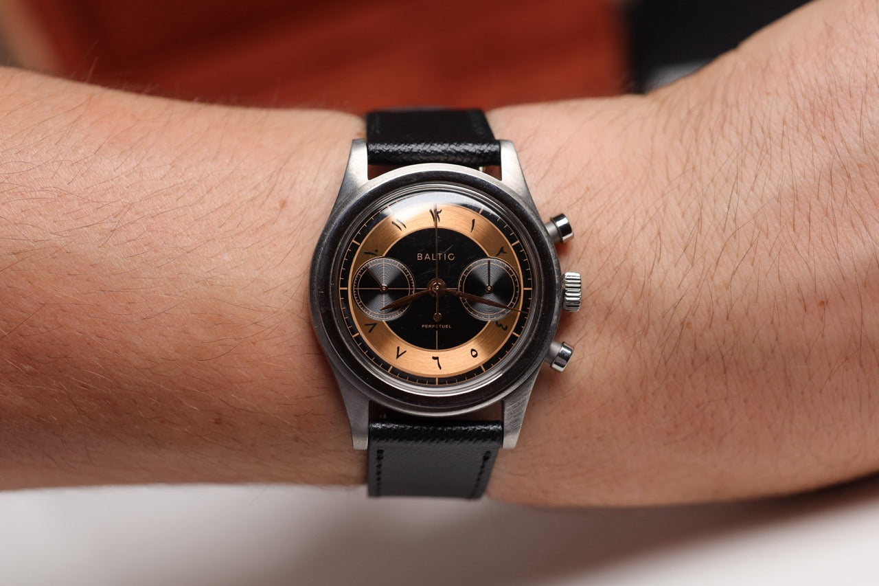 Reloj Baltic x Perpetuel: HMS Titane Bicompax Edición Limitada nº 17/71