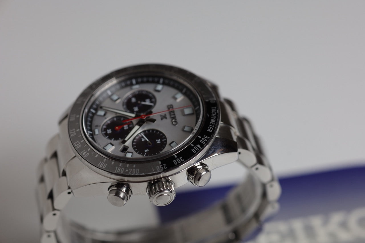 Montre Seiko : Prospex Speedtimer Chronographe Quartz Solaire SSC911P1