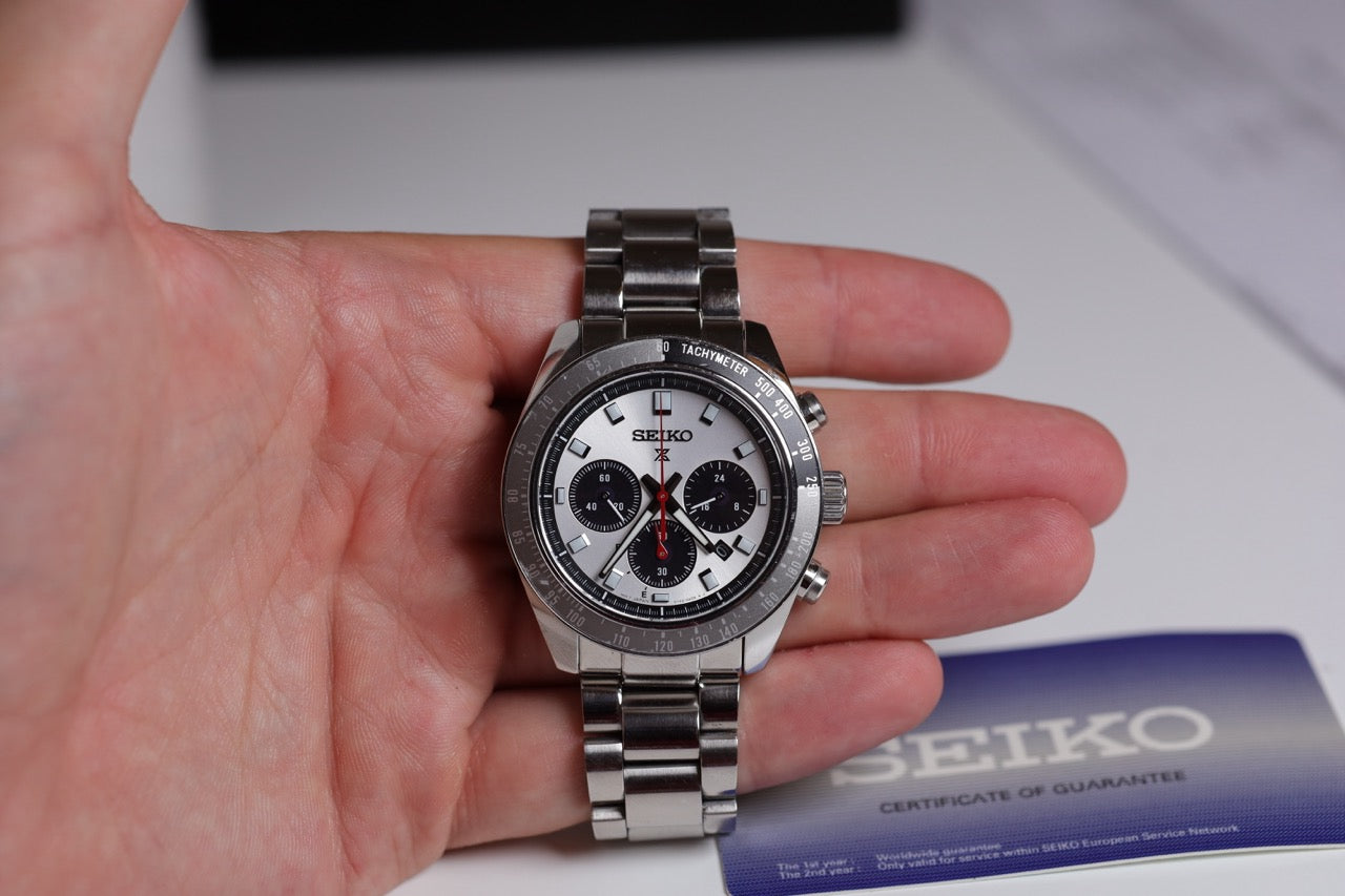 Montre Seiko : Prospex Speedtimer Chronographe Quartz Solaire SSC911P1