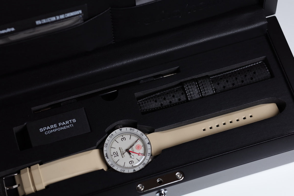 Montre Echo/Neutra : Cortina 1956 GMT Ivoire