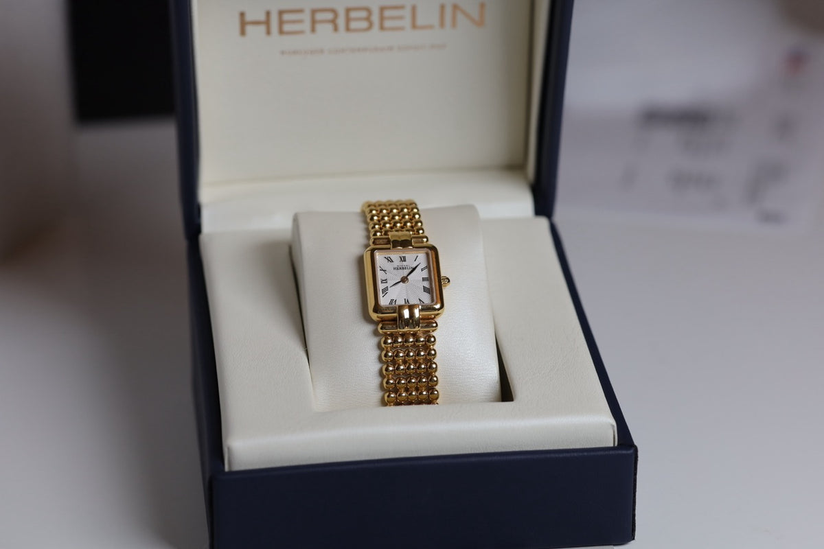 Montre Michel Herbelin : Perles Dorée