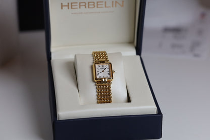 Montre Michel Herbelin : Perles Dorée