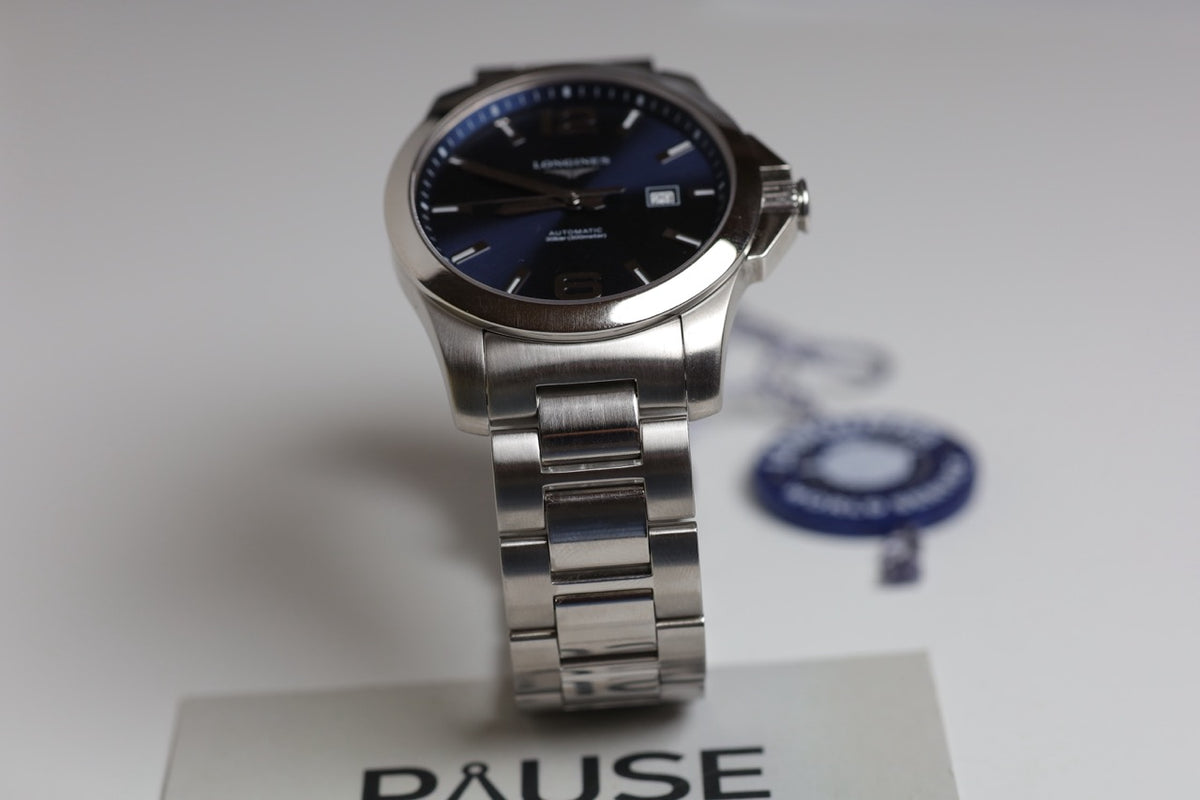 Montre Longines : Conquest Automatique Bleue 43 mm