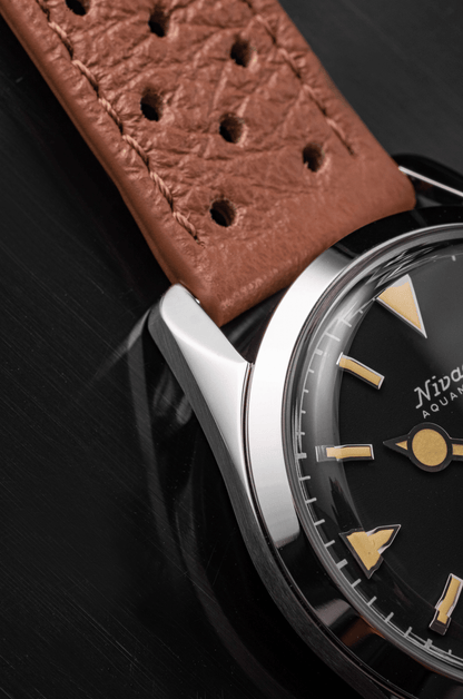 NIVADA GRENCHEN : SUPER ANTARCTIC 35 MM BLACK BEIGE LUMINOVA