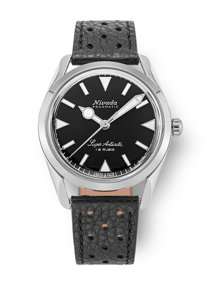 NIVADA GRENCHEN : SUPER ANTARCTIC 35 MM BLACK WHITE LUMINOVA