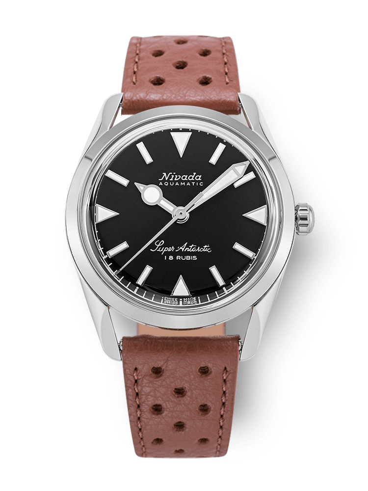 NIVADA GRENCHEN : SUPER ANTARCTIC 35 MM BLACK WHITE LUMINOVA