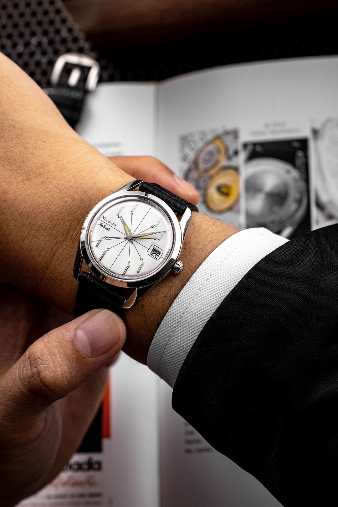 NIVADA GRENCHEN : ANTARCTIC SPIDER SILVER 35mm