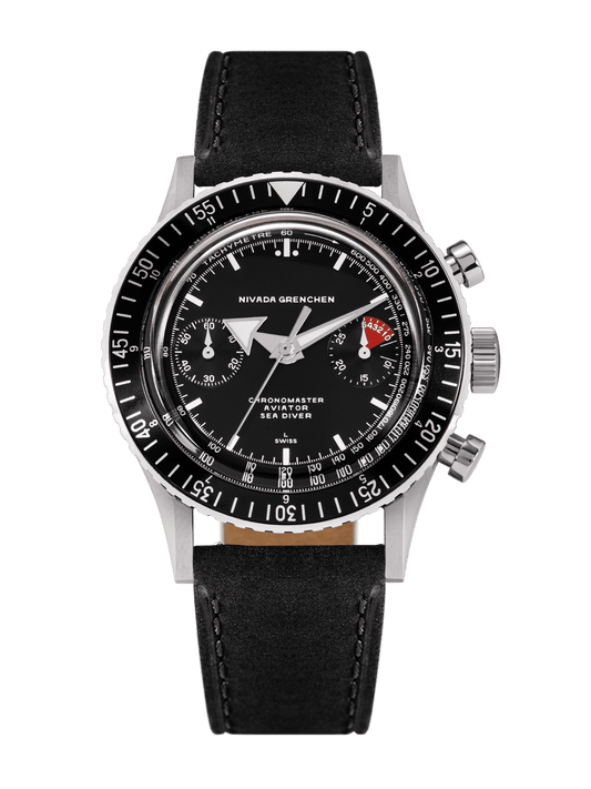 NIVADA GRENCHEN : CHRONOMASTER BROAD ARROW BLANCHE - MANUEL