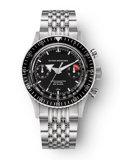 NIVADA GRENCHEN : CHRONOMASTER BROAD ARROW BLANCHE - MANUEL