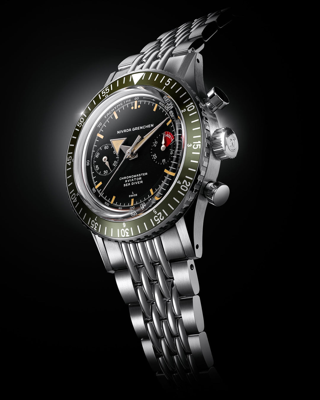 NIVADA GRENCHEN : CHRONOMASTER BROAD ARROW BEIGE - MANUEL