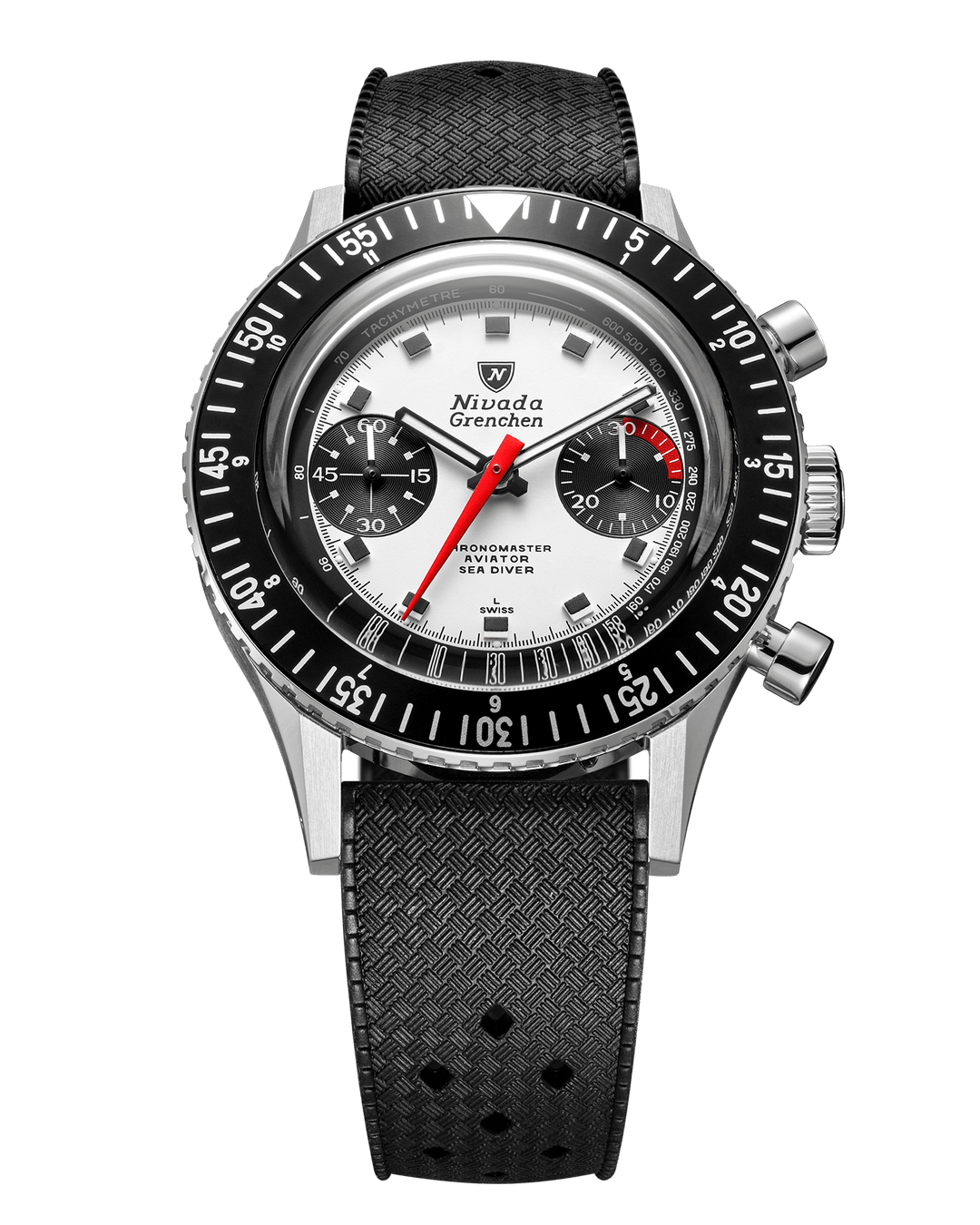 NIVADA GRENCHEN : CHRONOMASTER PANDA 41MM - AUTOMATIQUE