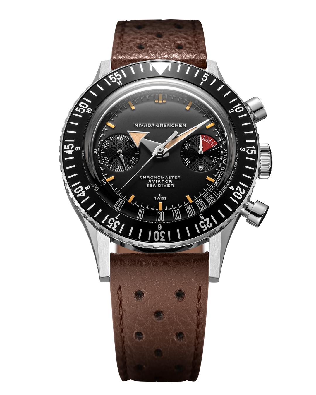 NIVADA GRENCHEN : CHRONOMASTER BROAD ARROW 41MM - AUTOMATIQUE