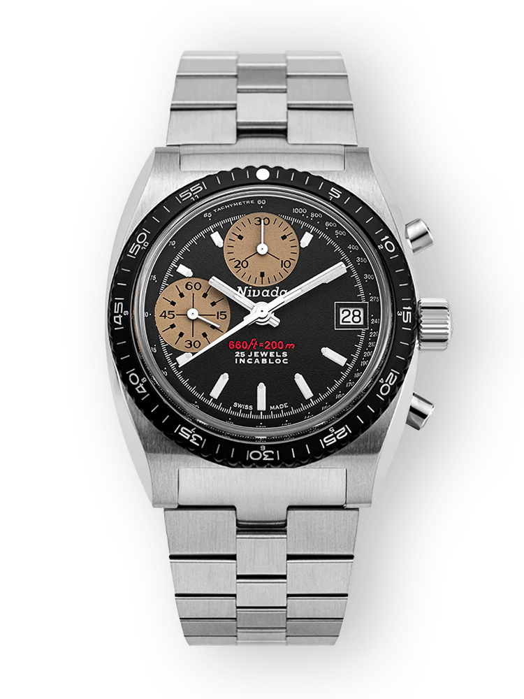 NIVADA GRENCHEN : AUTOCHRON BLANCHE