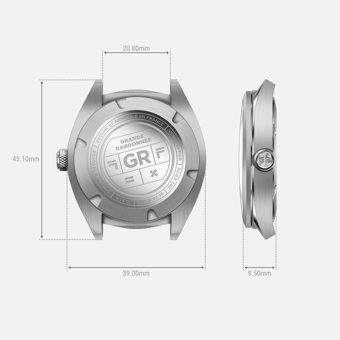 CHARLIE PARIS WATCH: GR 24H BEIGE