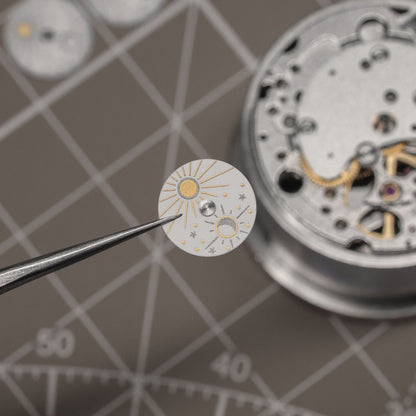 CHARLIE PARIS WATCH: INITIAL 36 OPEN HEART DAY/NIGHT ROSE GOLD