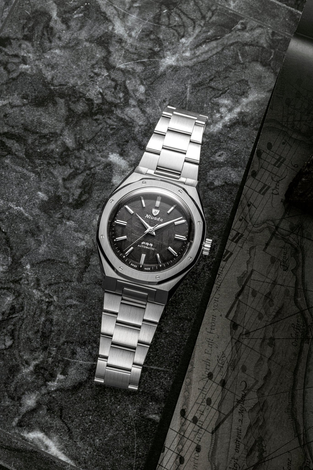 MONTRE NIVADA GRENCHEN F77 MÉTÉORITE MARK 2 38MM