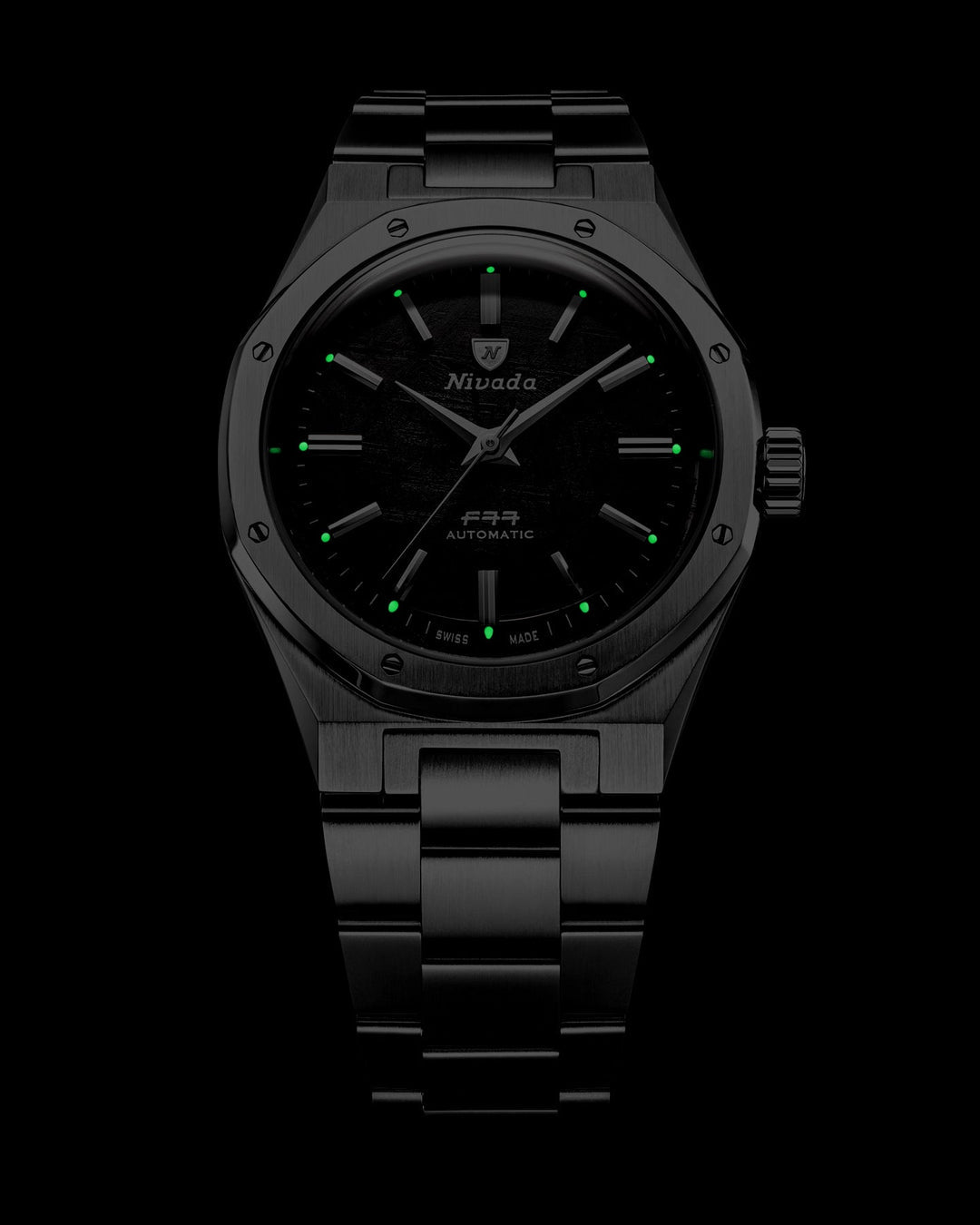 MONTRE NIVADA GRENCHEN F77 MÉTÉORITE MARK 2 38MM