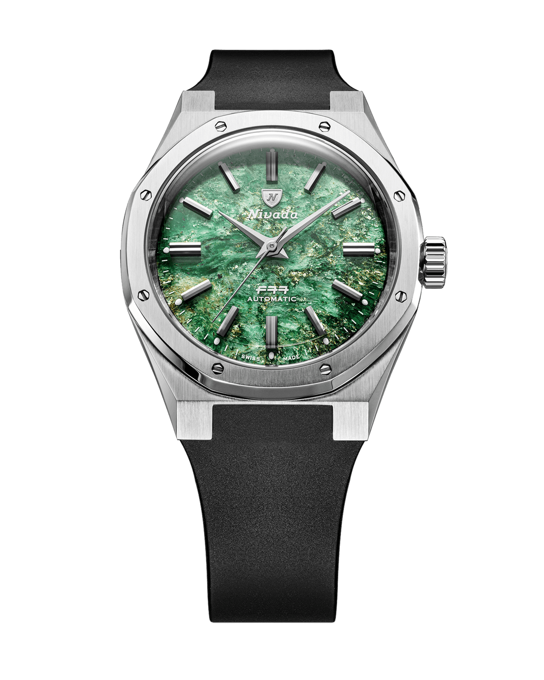 MONTRE NIVADA GRENCHEN F77 AVENTURINE VERTE MARK 2 38MM