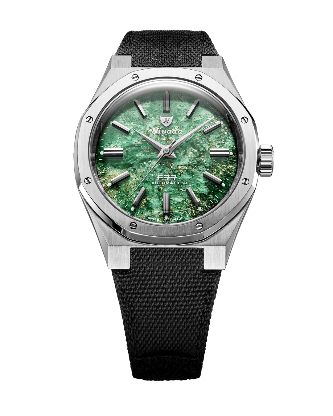 MONTRE NIVADA GRENCHEN F77 AVENTURINE VERTE MARK 2 38MM