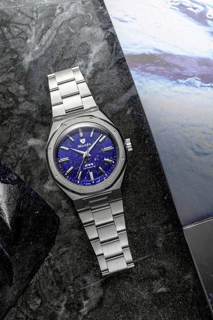 MONTRE NIVADA GRENCHEN F77 LAPIS LAZULI MARK 2 38MM