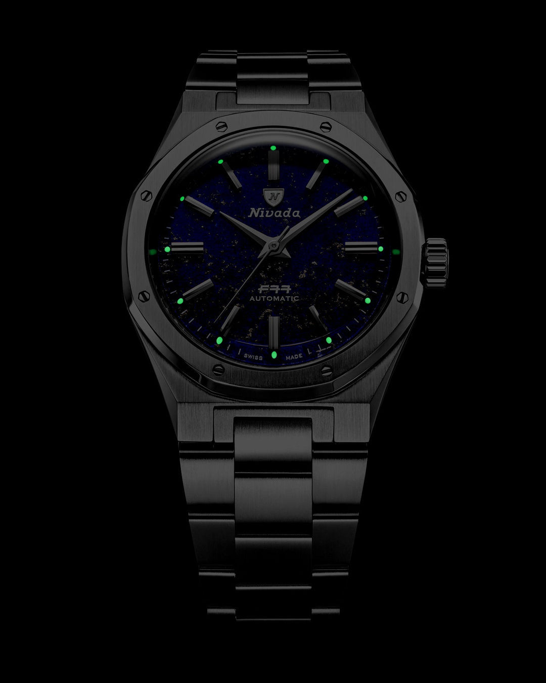 MONTRE NIVADA GRENCHEN F77 LAPIS LAZULI MARK 2 38MM