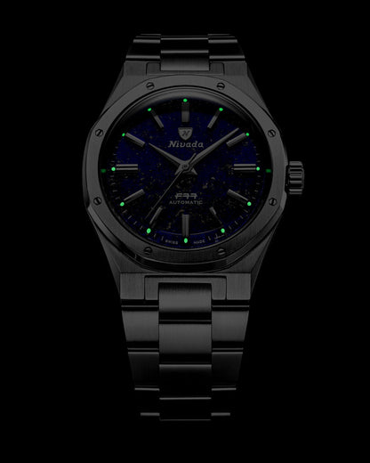 MONTRE NIVADA GRENCHEN F77 LAPIS LAZULI MARK 2 38MM