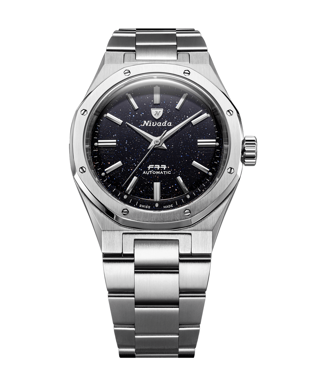 MONTRE NIVADA GRENCHEN F77 AVENTURINE BLEUE MARK 2 38MM