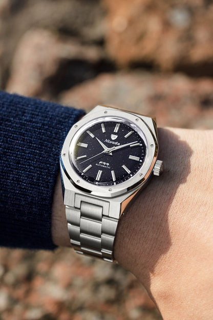 MONTRE NIVADA GRENCHEN F77 AVENTURINE BLEUE MARK 2 38MM