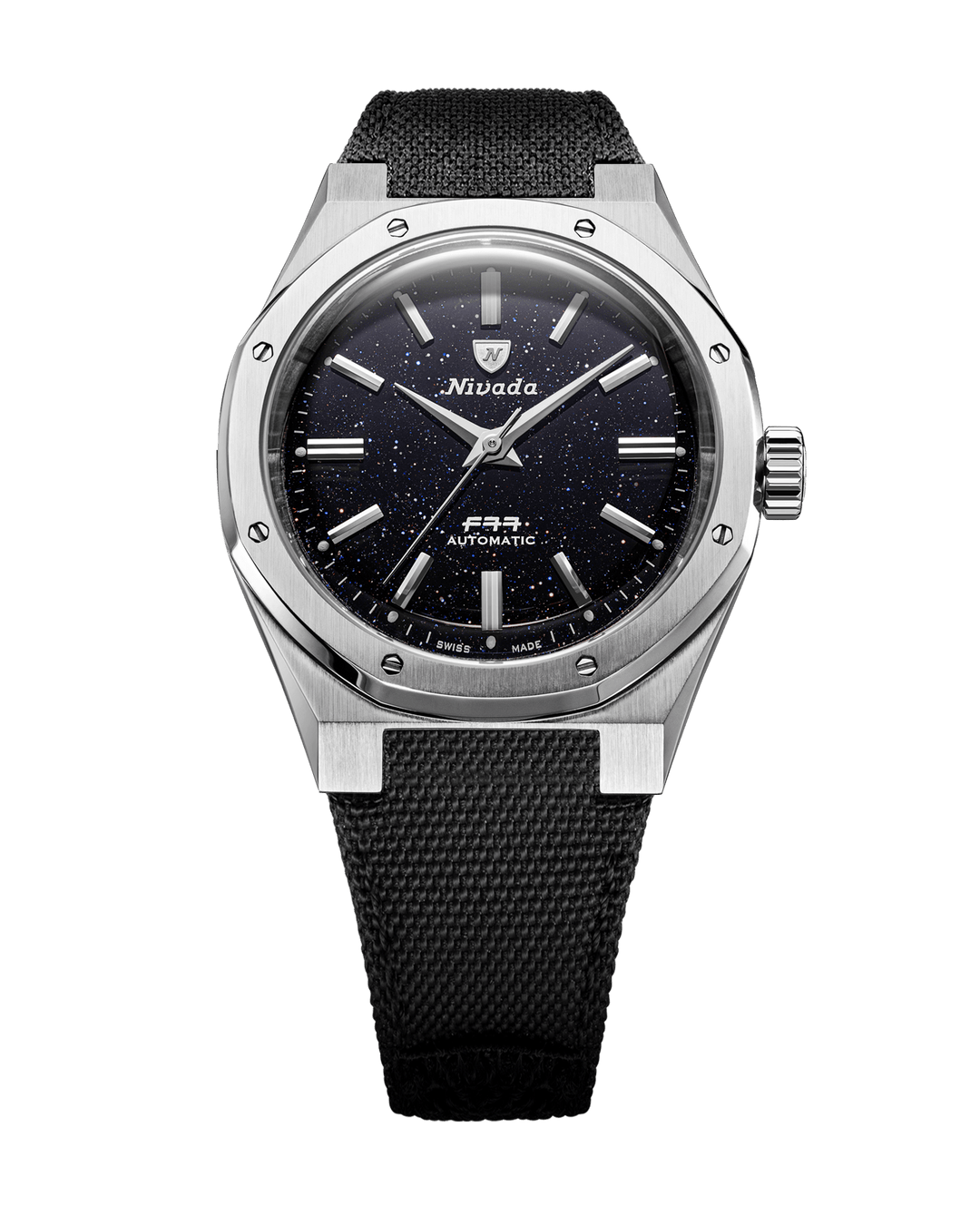 MONTRE NIVADA GRENCHEN F77 AVENTURINE BLEUE MARK 2 38MM