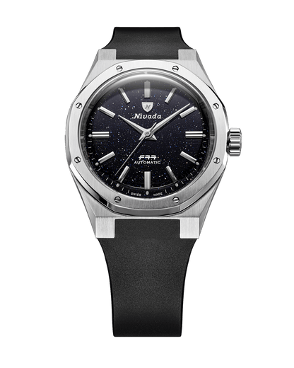 MONTRE NIVADA GRENCHEN F77 AVENTURINE BLEUE MARK 2 38MM