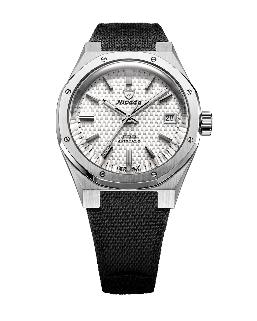 MONTRE NIVADA GRENCHEN F77 BLANC MARK 2 38MM