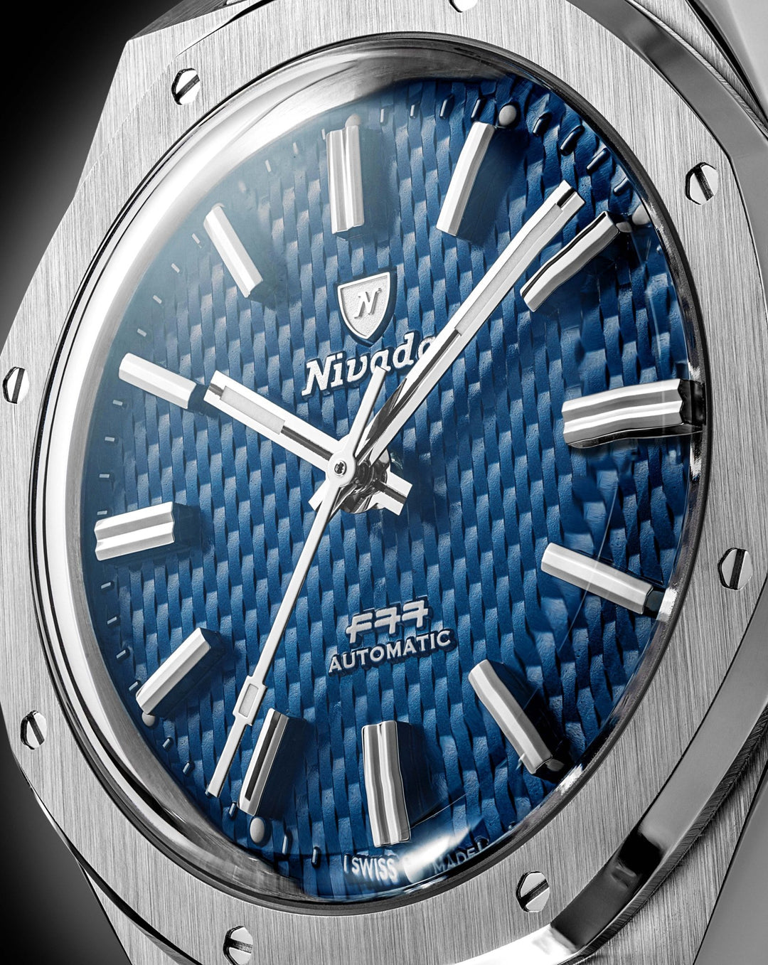 MONTRE NIVADA GRENCHEN F77 BLEU MARK 2 38MM