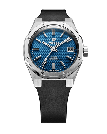 MONTRE NIVADA GRENCHEN F77 BLEU MARK 2 38MM