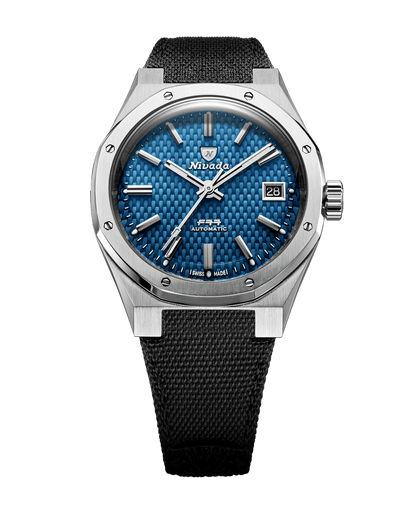 MONTRE NIVADA GRENCHEN F77 BLEU MARK 2 38MM