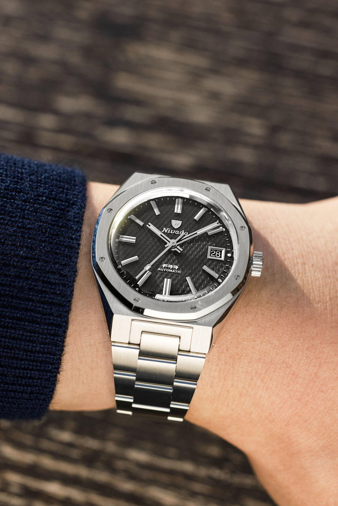 MONTRE NIVADA GRENCHEN F77 NOIR MARK 2 38MM