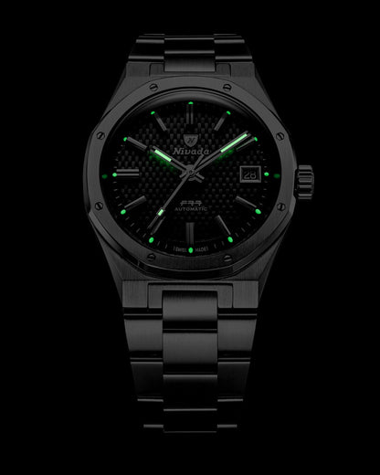 MONTRE NIVADA GRENCHEN F77 NOIR MARK 2 38MM