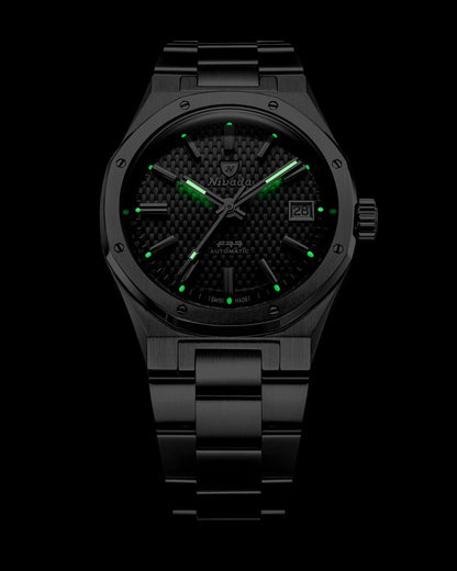 MONTRE NIVADA GRENCHEN F77 GRIS MARK 2 38MM