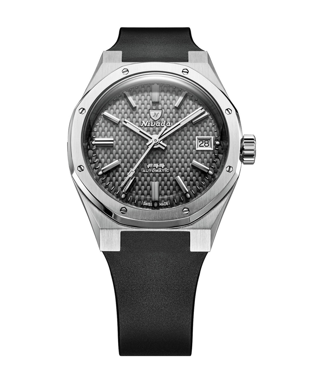 MONTRE NIVADA GRENCHEN F77 GRIS MARK 2 38MM