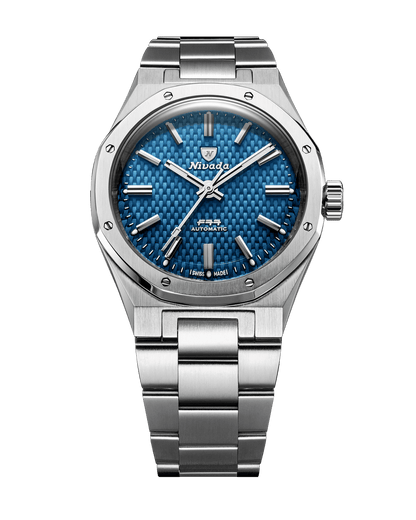 MONTRE NIVADA GRENCHEN F77 BLEU MARK 2 38MM