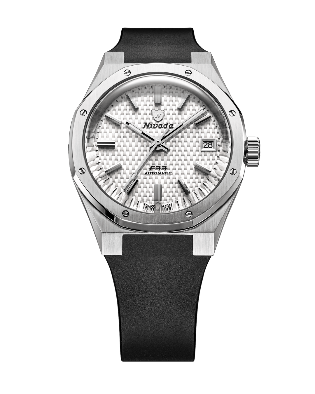 MONTRE NIVADA GRENCHEN F77 BLANC MARK 2 38MM