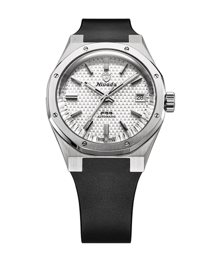 MONTRE NIVADA GRENCHEN F77 BLANC MARK 2 38MM