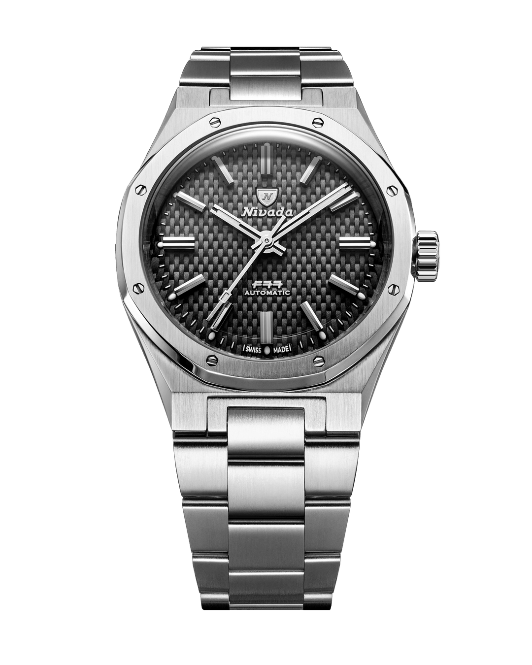 MONTRE NIVADA GRENCHEN F77 NOIR MARK 2 38MM