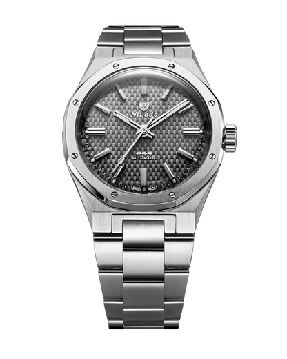 MONTRE NIVADA GRENCHEN F77 GRIS MARK 2 38MM