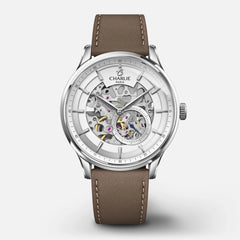 Montre Charlie Paris : Initial Squelette Blanc