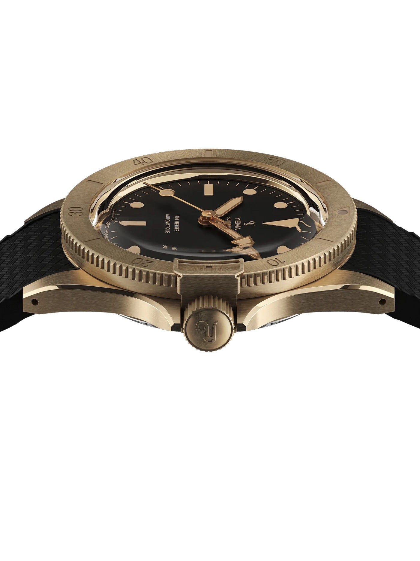 RELOJ YEMA: SUPERMAN BRONCE NEGRO 10CM