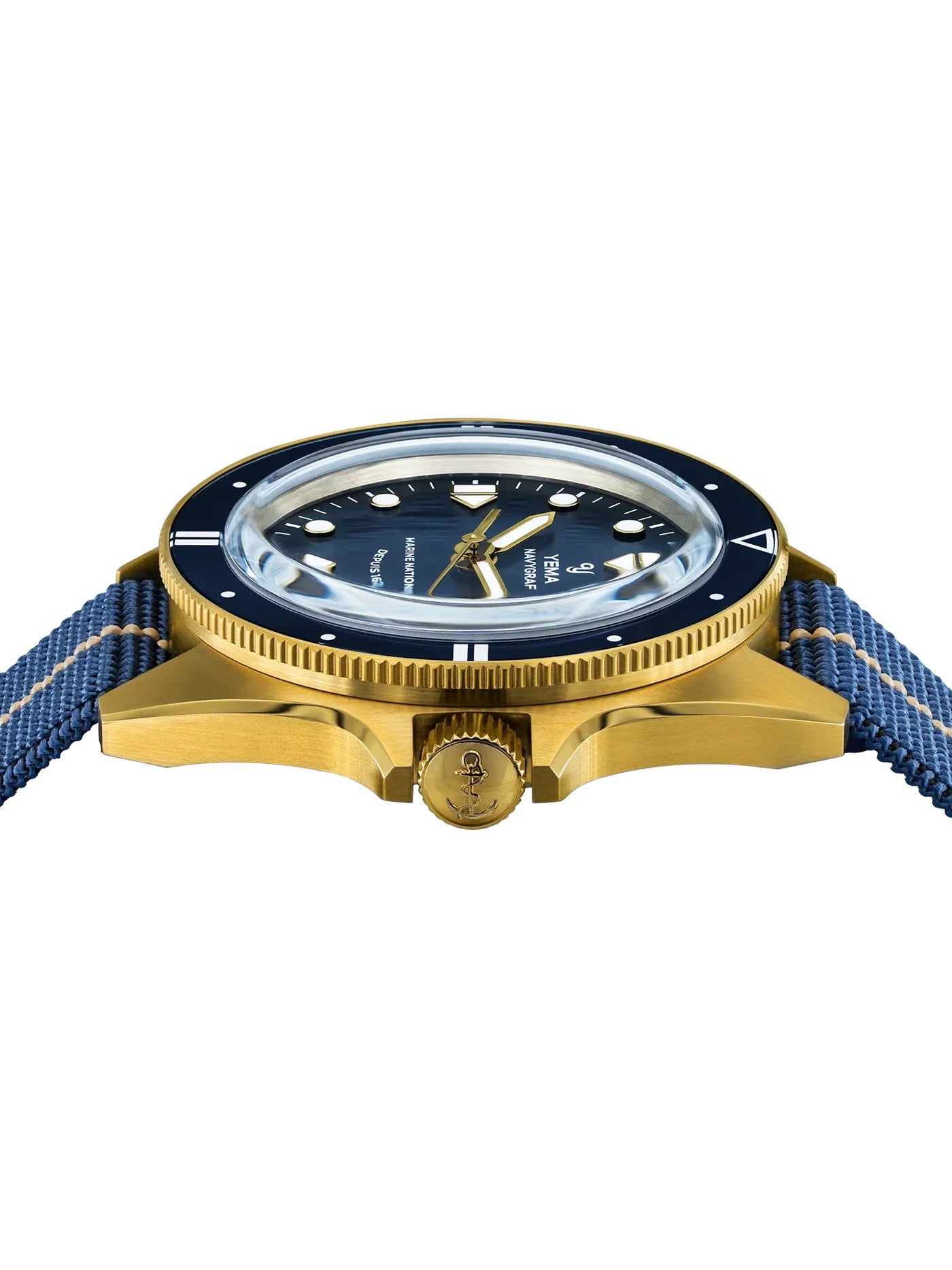 Montre Yema : Navygraf Marine Nationale Quartz Édition 400e Anniversaire YMHF1591MN-GG